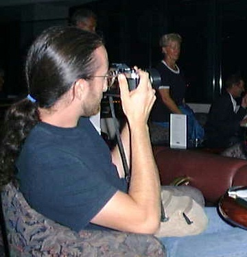 Picture of Lazarus taking a picture.